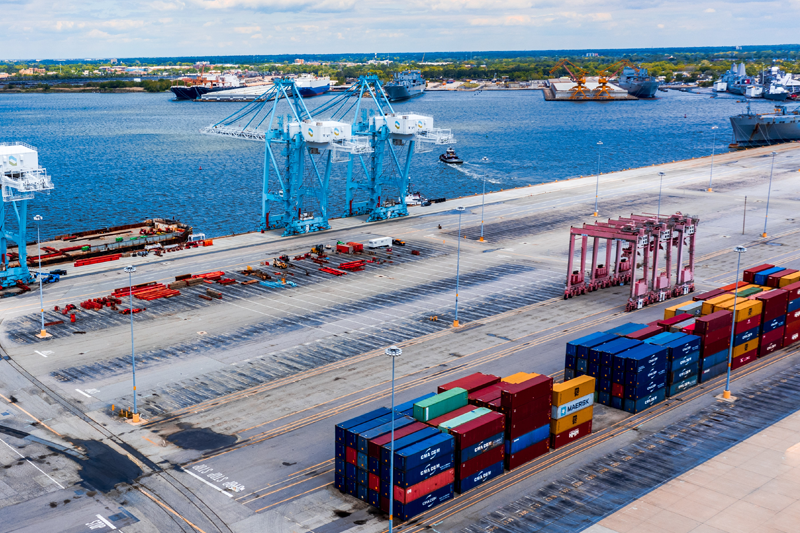 What happens if the East and Gulf Coast Ports are shut down on October 1st?